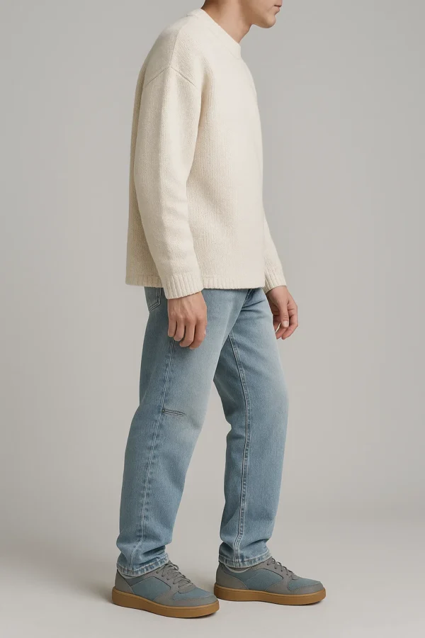 ANSLUW_DESIGN_Straight_Jeans_in_Faded_Sky_Blue_3 ANSLUW Design Straight Jeans in Faded Sky Blue